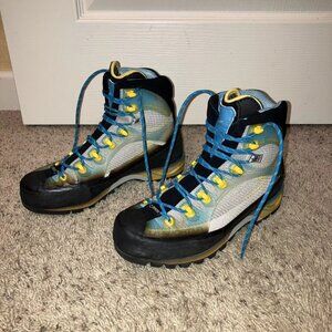 LA SPORTIVA Hiking Boots TRANGO CUBE GTX Mountaineering BLUE - Sz 7 Italy